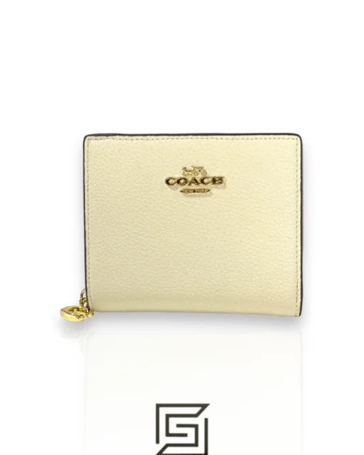 Leather,Wallets,Women Coach wallets Snap Wallet White C2862 Coach