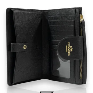 Leather,Wallets,Women Coach wallets Phone Wallet In Color Black C2869 Coach