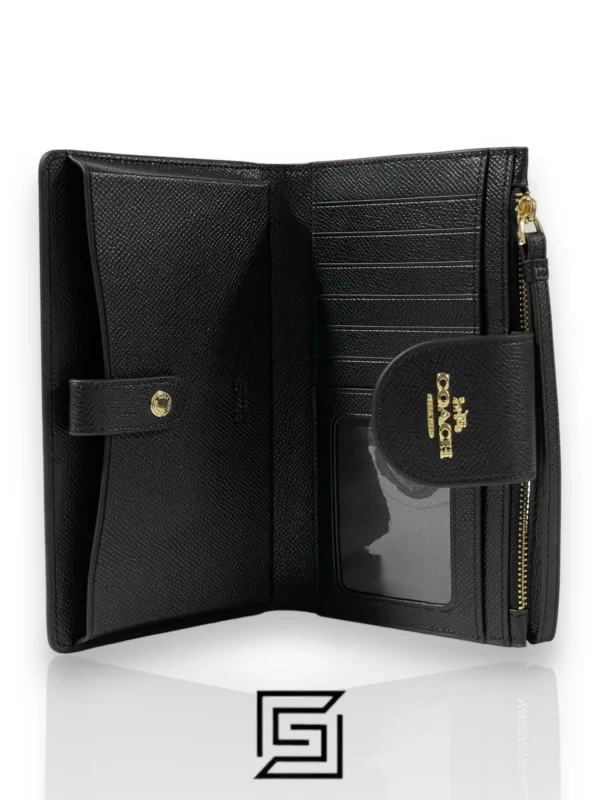 Leather,Wallets,Women Coach wallets Phone Wallet In Color Black C2869 Coach