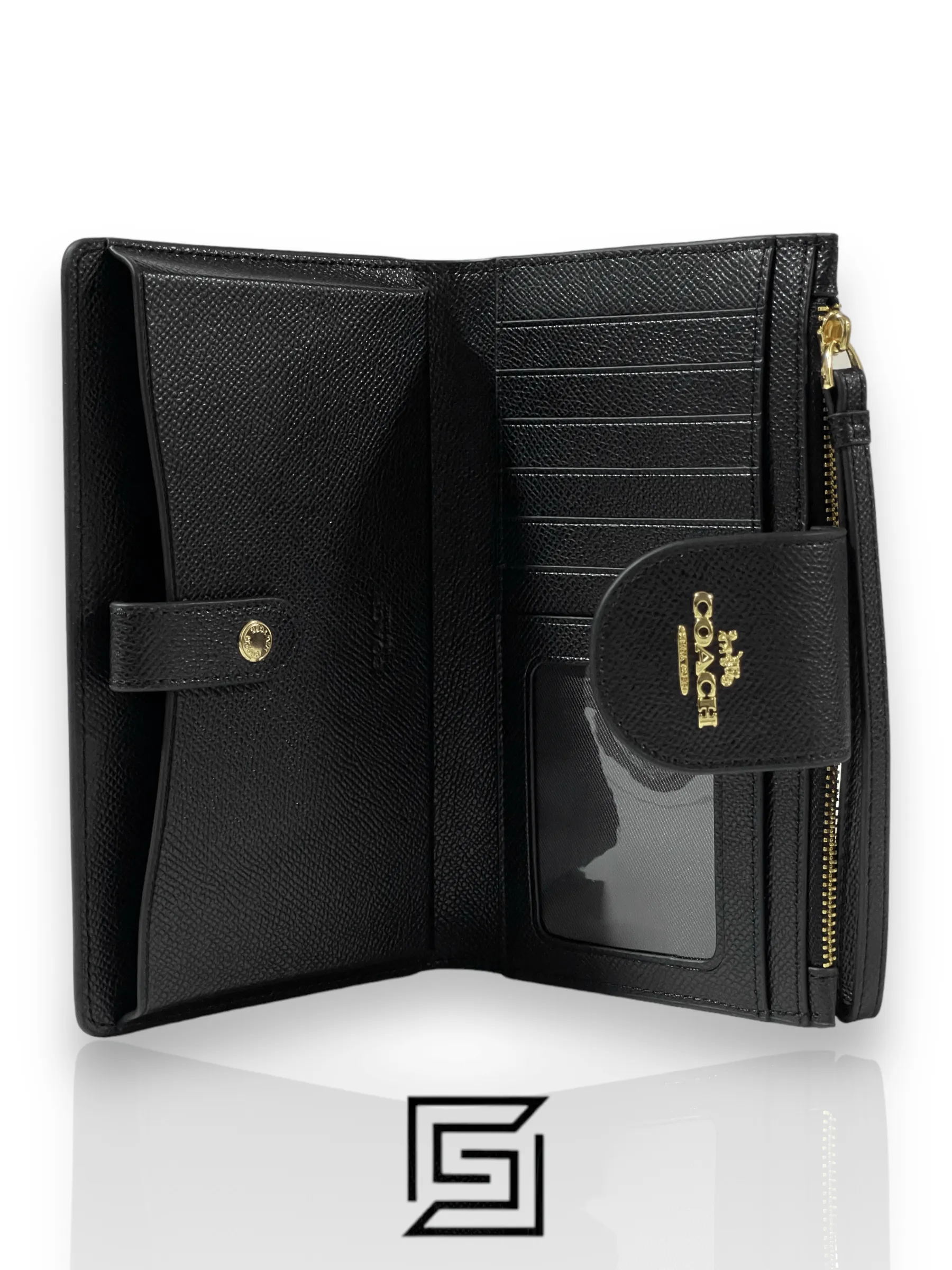 Leather,Wallets,Women Coach wallets Phone Wallet In Color Black C2869 Coach