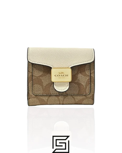 Leather,Wallets,Women Coach wallets Pepper Wallet In Signature Canvas Style No. C7805 Coach