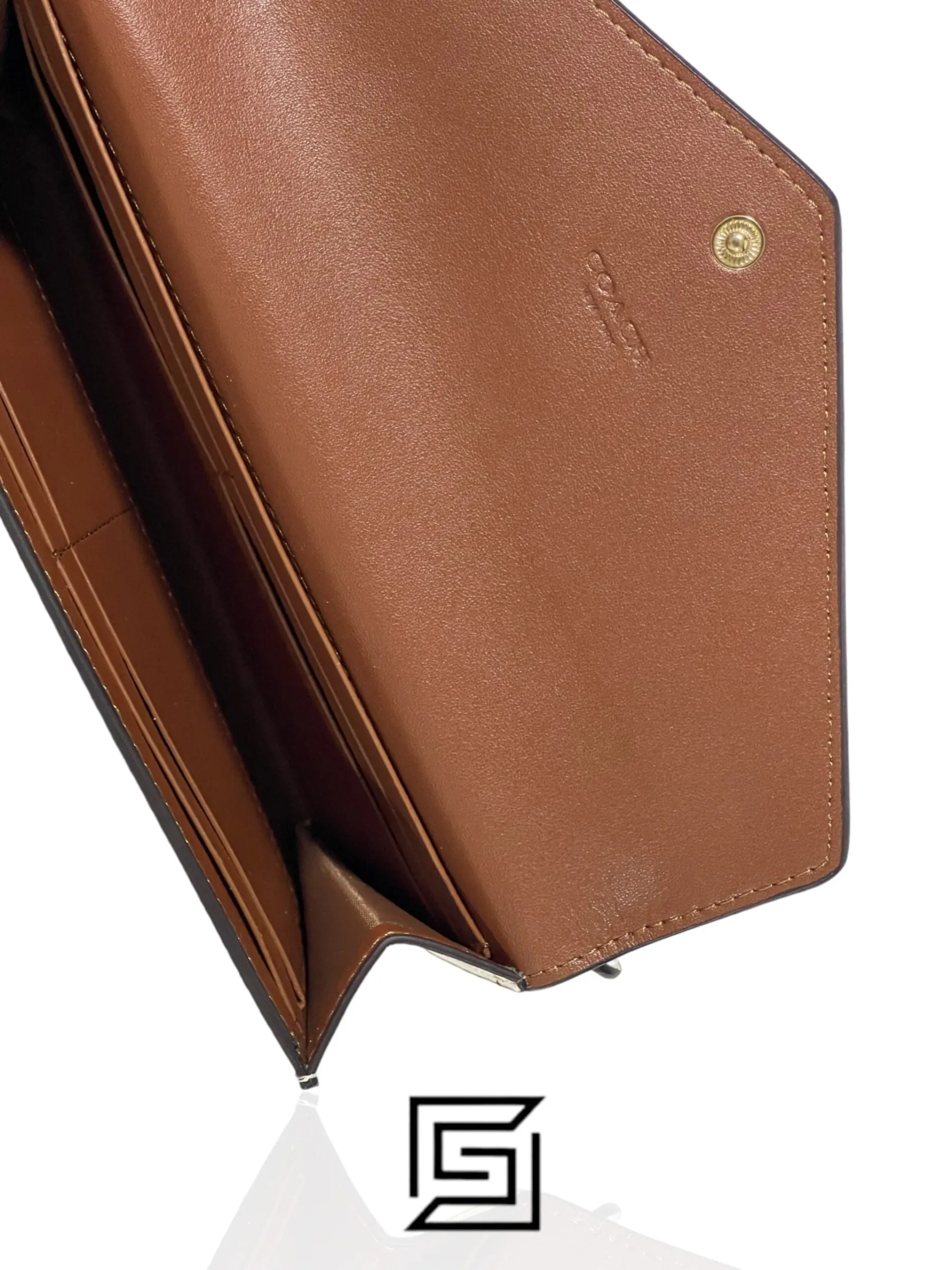 Leather,Wallets,Women Coach wallets Slim Envelope Wallet In Signature Canvas With Daisy Print C3721 Coach