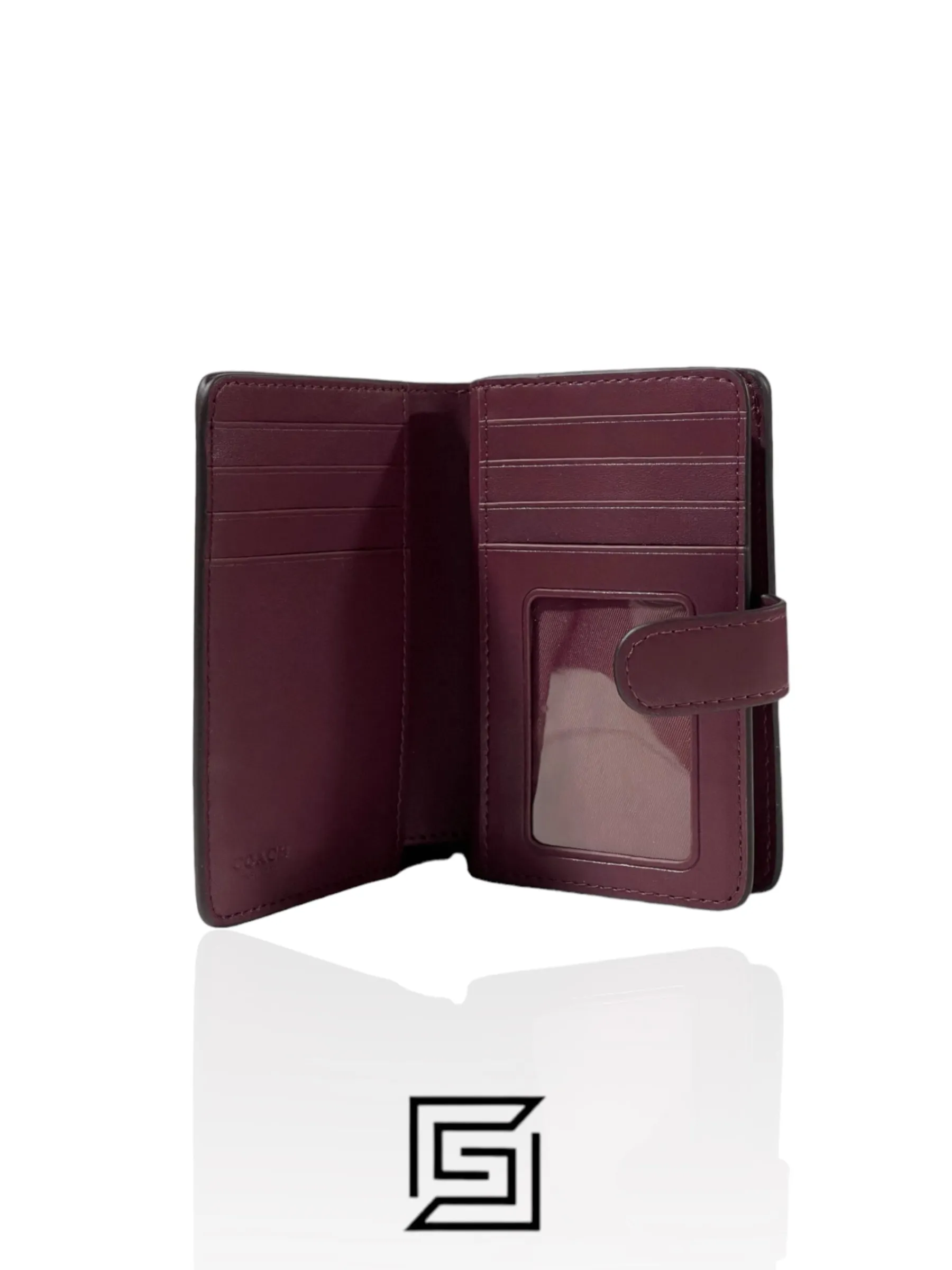 Leather,Wallets,Women Coach wallets MEDIUM CORNER ZIP WALLET IN SIGNATURE CANVAS WITH LILY PRINT F39127 Coach