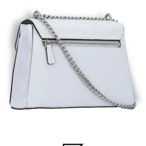 Bags,Leather,Women leather Guess Alenna Quilted Flap Crossbody 21GF-92 OFF WHITE Guess