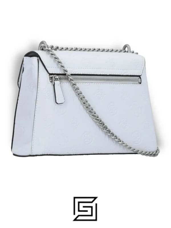 Bags,Leather,Women leather Guess Alenna Quilted Flap Crossbody 21GF-92 OFF WHITE Guess