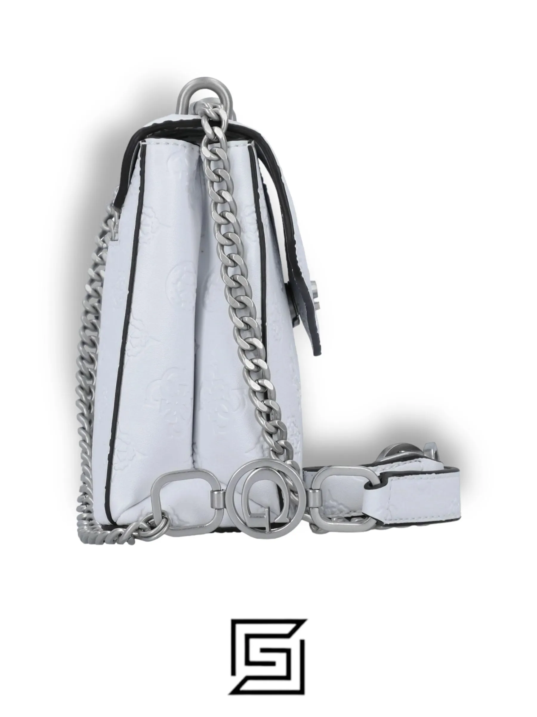 Bags,Leather,Women leather Guess Alenna Quilted Flap Crossbody 21GF-92 OFF WHITE Guess