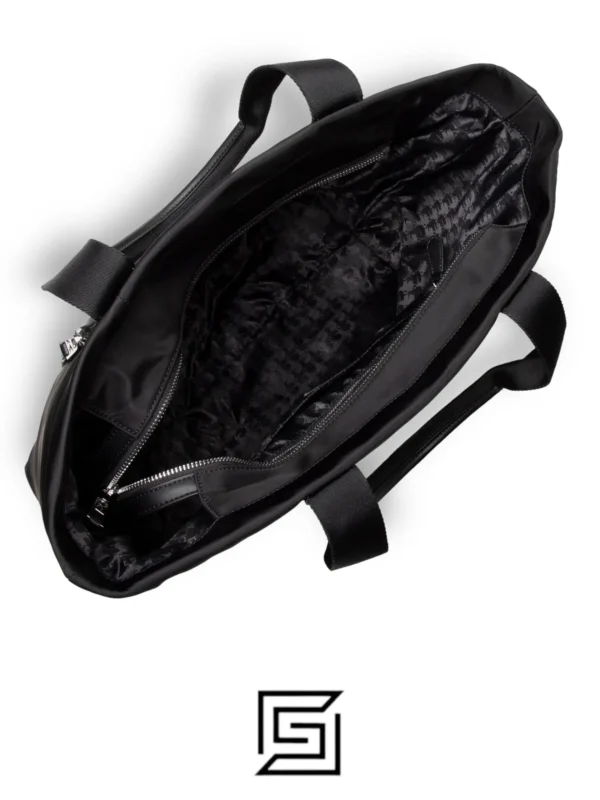 Bags,Leather,Women Karl Lagerfeld leather Nylon Karl Iconik Model 215W3016 Color Black Karl Lagerfeld