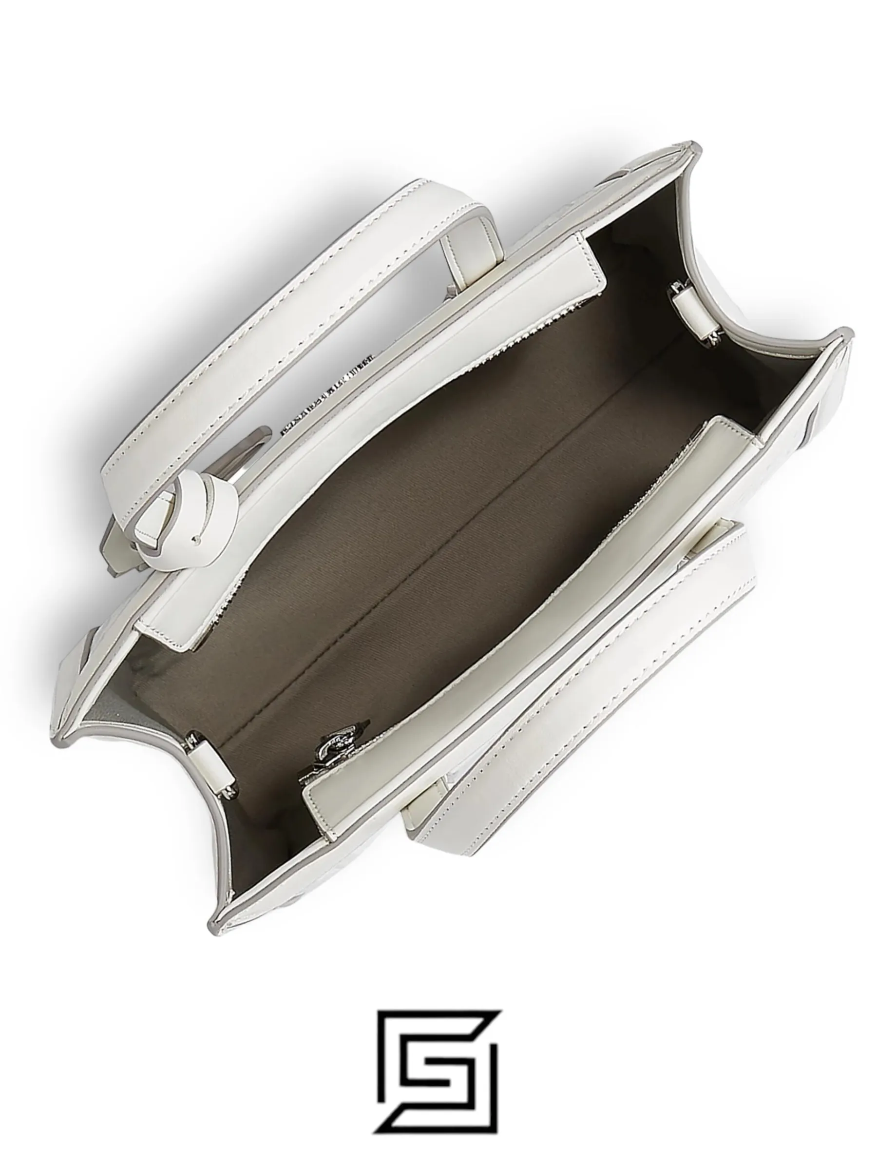 Bags,Leather,Women leather Karl Lagerfeld K/Ikonik 2.0 monogram small tote bag 230w3061 Off White Karl Lagerfeld