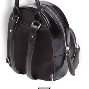 Bags,Leather,Women leather KARL LAGERFELD Backpack 210W3098 Mtllc Blk A980 210W3098 Karl Lagerfeld