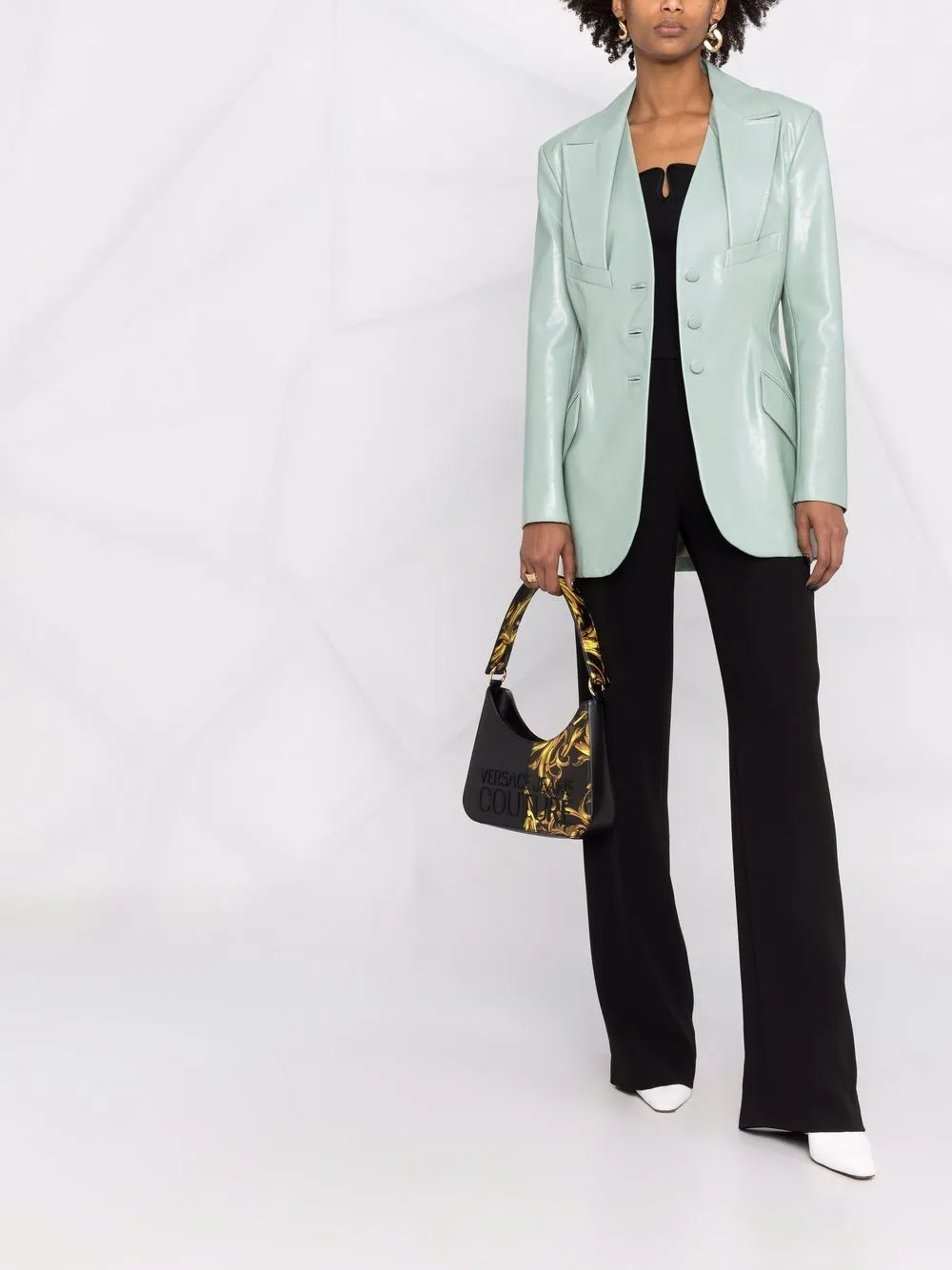 Bags,Leather,Women leather Women's bag Versace Jeans Couture 72VA4B42 Black H2000029765636 Versace