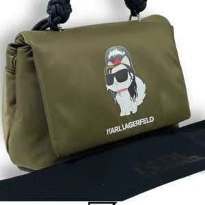 Bags,Leather,Women leather KARL LAGERFELD Torebka 230W3056 OLIVE Karl Lagerfeld