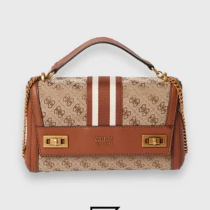 Bags,Leather,Women Guess leather KATEY FLAP SHOULDER BAG JB787019 Guess