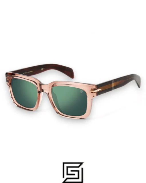 Men,Sunglasses David Beckham sunglasses DB7100/TRANC PINK X Green David Beckham