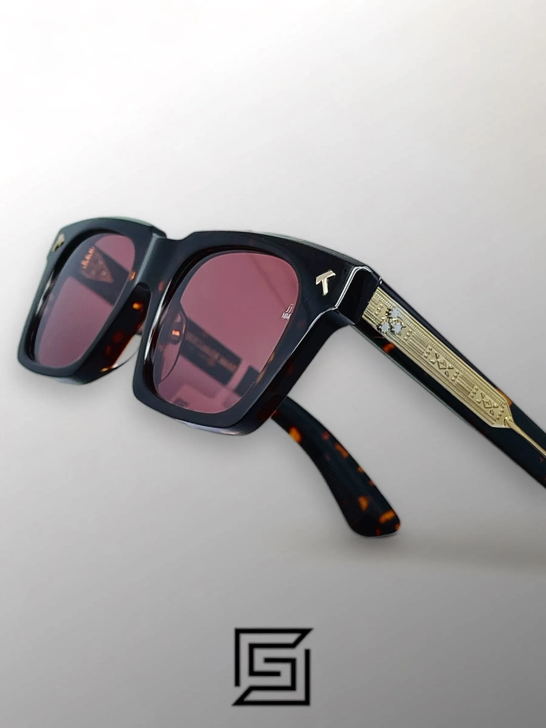Men,Sunglasses Jacques Marie Mage sunglasses QUENTIN JMMQU 9D/TIGER X RED Jacques Marie Mage