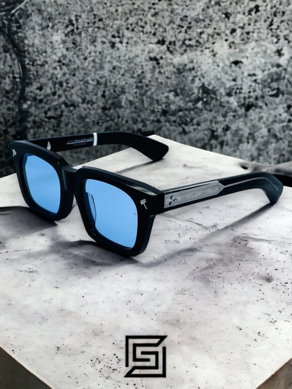 Men,Sunglasses Jacques Marie Mage sunglasses QUENTIN JMMQU 9D/BLACK X BLUE Jacques Marie Mage