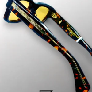 Men,Sunglasses Jacques Marie Mage sunglasses JEFF JMMJF6P/TIGER X YELLOW Jacques Marie Mage
