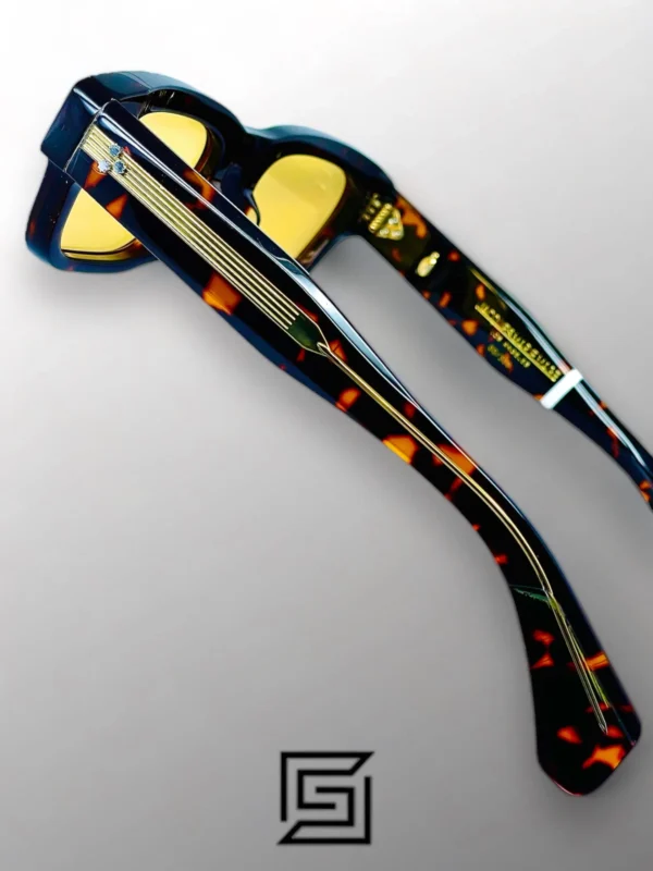 Men,Sunglasses Jacques Marie Mage sunglasses JEFF JMMJF6P/TIGER X YELLOW Jacques Marie Mage