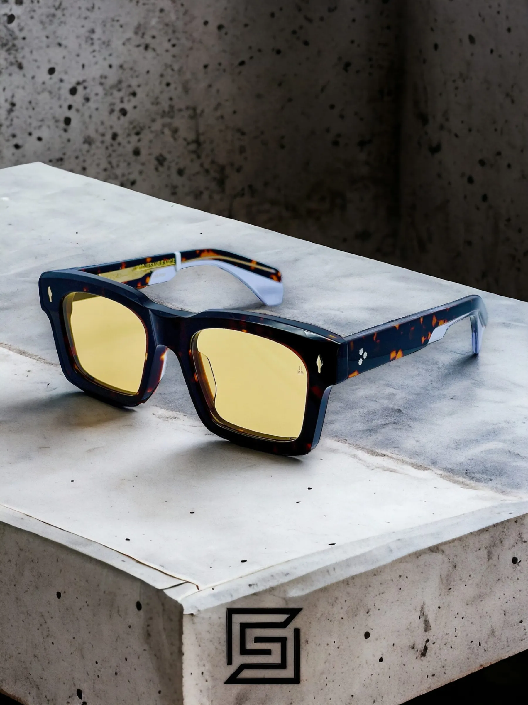 Jacques Marie Mage sunglasses KAINE JMMKI01/TIGER BROWN X YELLOW