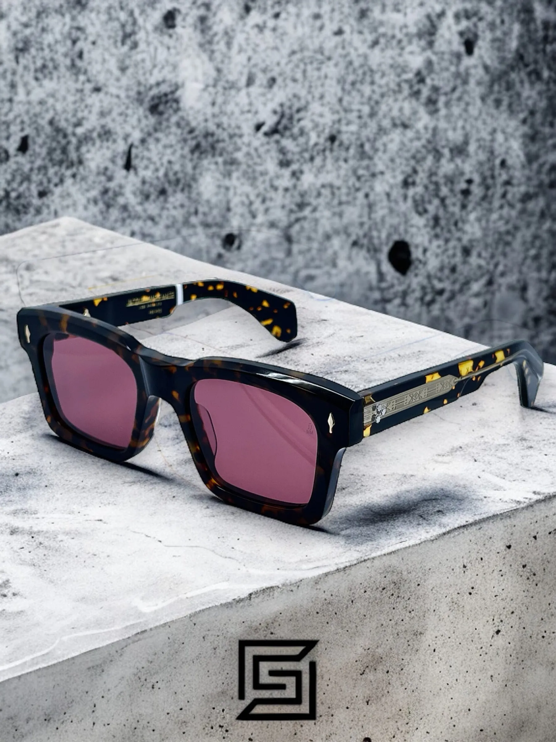 Jacques Marie Mage sunglasses KAINE JMMKI01/TIGER BROWN X RED