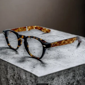 Eyeglasses,Men Jacques Marie Mage eyeglasses ZEPHIRIN JMMZP25/LIGHT TIGER BROWN Jacques Marie Mage