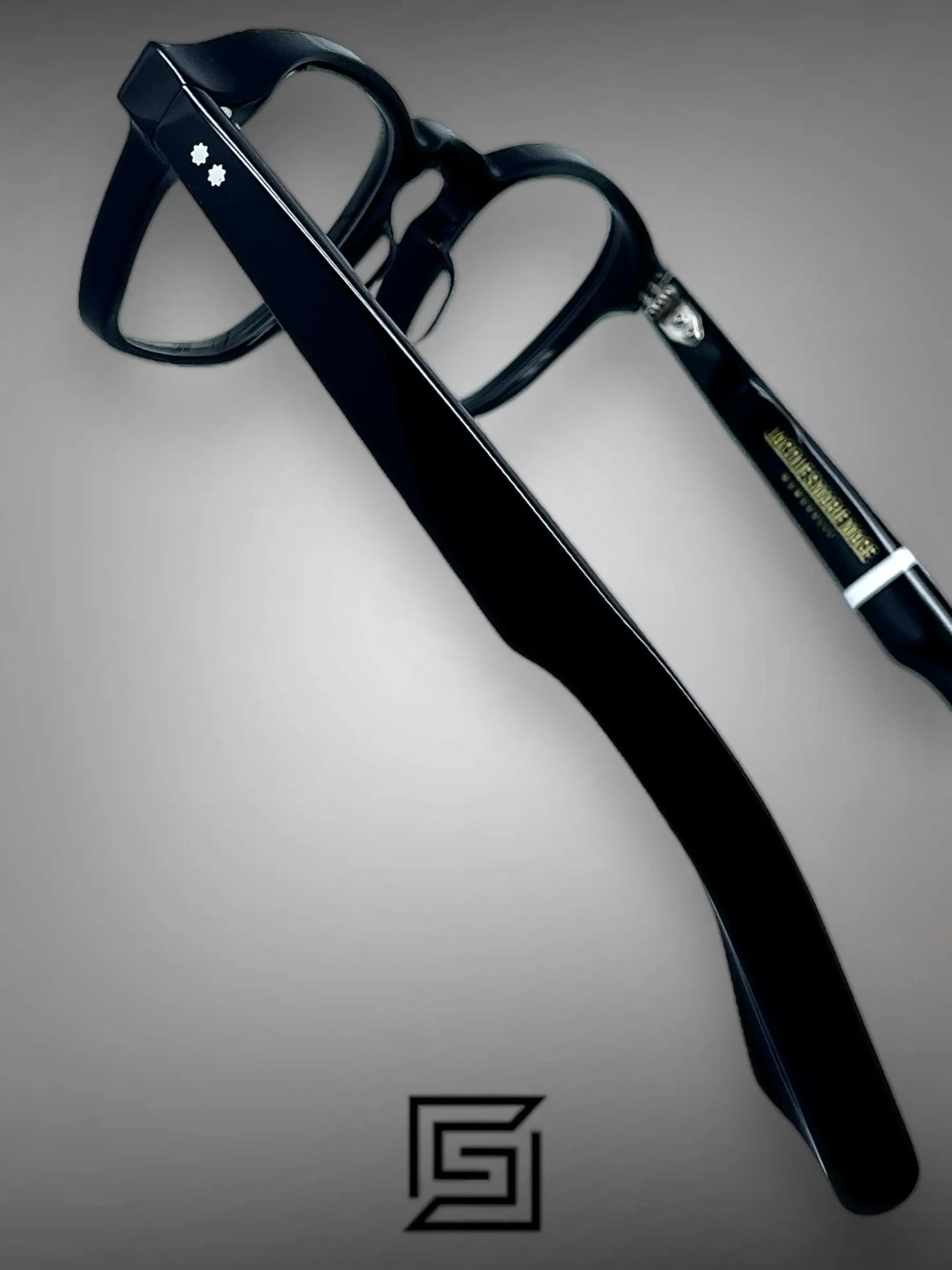 メガシェイプ Jacques Marie Mage eyeglasses ZEPHIRIN JMMZP95/BLACK - Elswefy