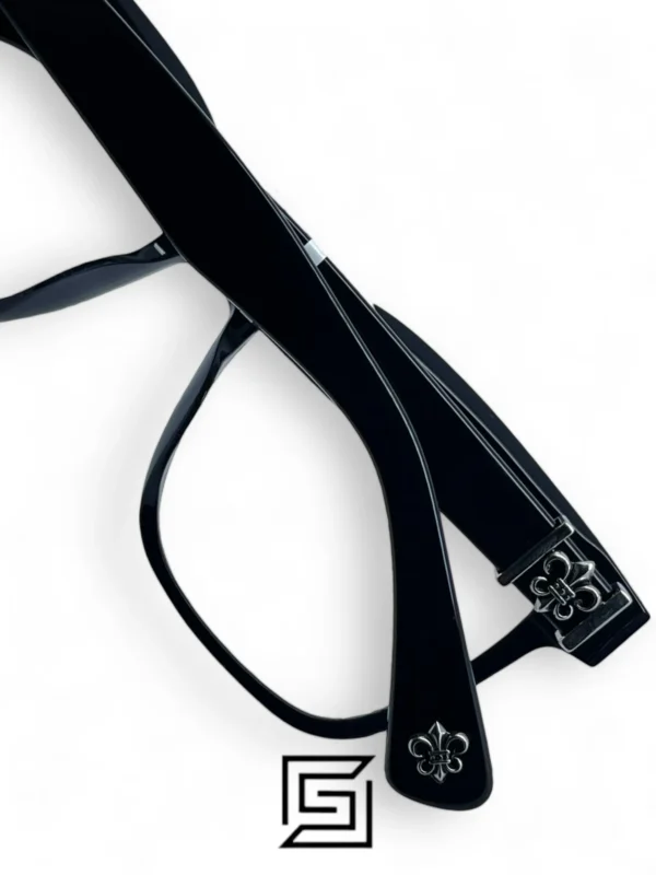 Eyeglasses,Men eyeglasses Chrome Heart CH8055– BLACK Chrome Heart