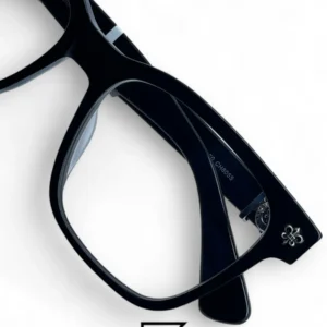 Eyeglasses,Men eyeglasses Chrome Heart CH8055– BLACK Chrome Heart