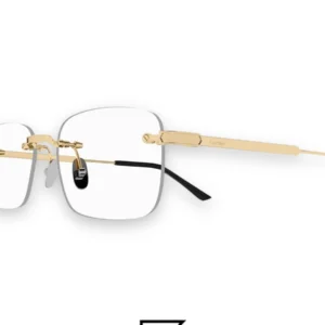 Eyeglasses,Men Cartier eyeglasses CT0349O 001/GOLD Cartier