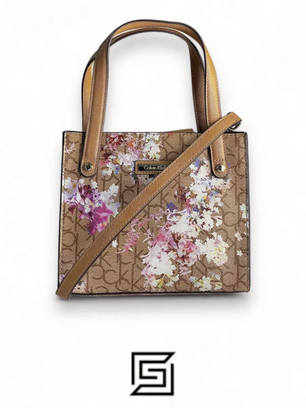 Bags,Leather,Women Ck leather Calvin Klein Splatter Printed H8JKE9HD F9T FLORA BEIGE Calvin Klein