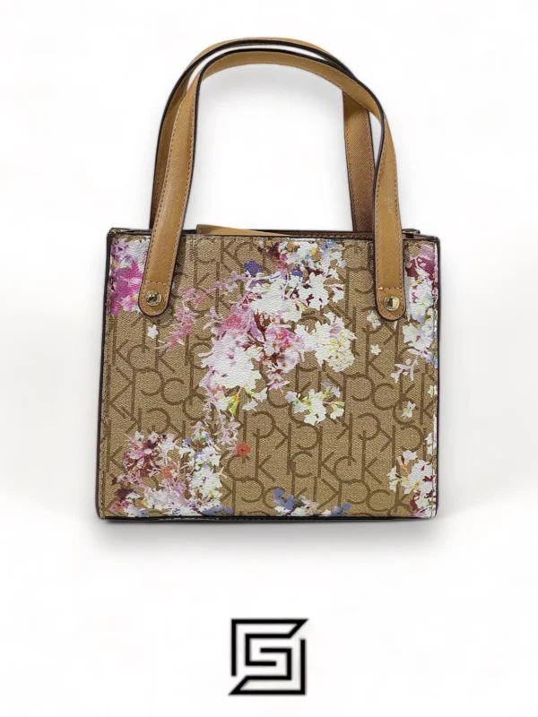 Bags,Leather,Women Ck leather Calvin Klein Splatter Printed H8JKE9HD F9T FLORA BEIGE Calvin Klein