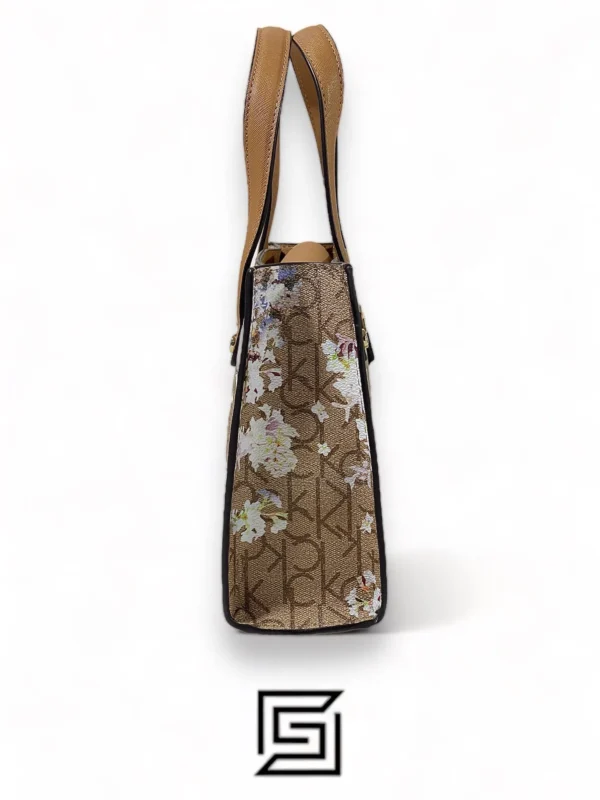 Bags,Leather,Women Ck leather Calvin Klein Splatter Printed H8JKE9HD F9T FLORA BEIGE Calvin Klein