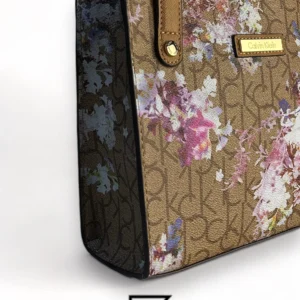 Bags,Leather,Women Ck leather Calvin Klein Splatter Printed H8JKE9HD F9T FLORA BEIGE Calvin Klein
