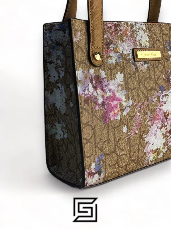 Bags,Leather,Women Ck leather Calvin Klein Splatter Printed H8JKE9HD F9T FLORA BEIGE Calvin Klein