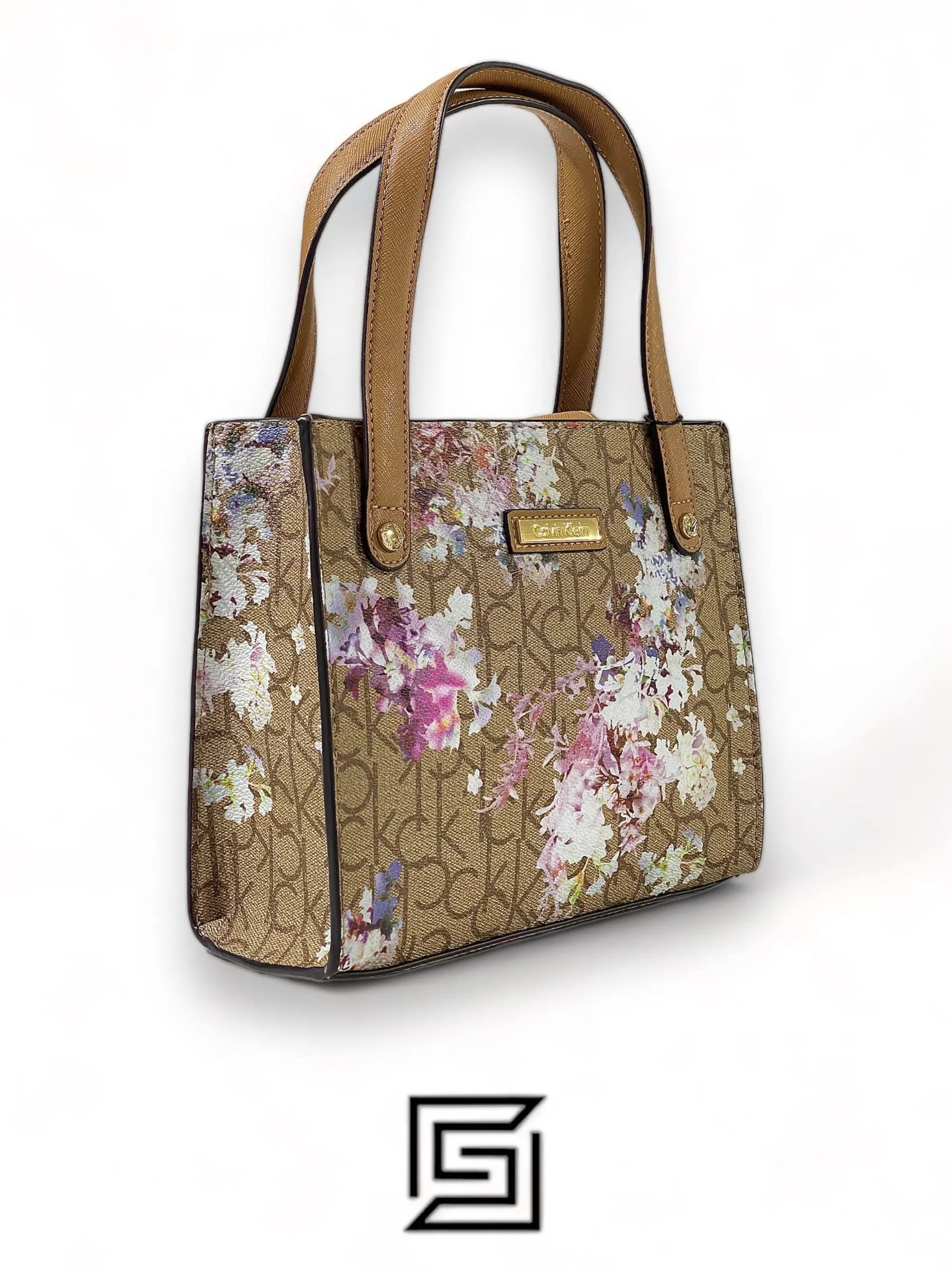 Bags,Leather,Women Ck leather Calvin Klein Splatter Printed H8JKE9HD F9T FLORA BEIGE Calvin Klein