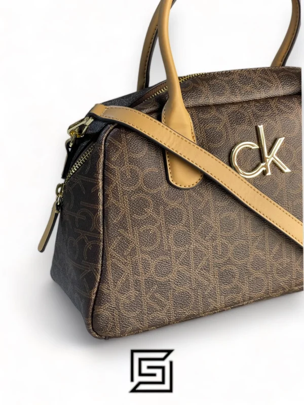 Bags,Leather,Women Ck leather Calvin Klein H5DKE4AP Cross Body Bag BROWN Calvin Klein
