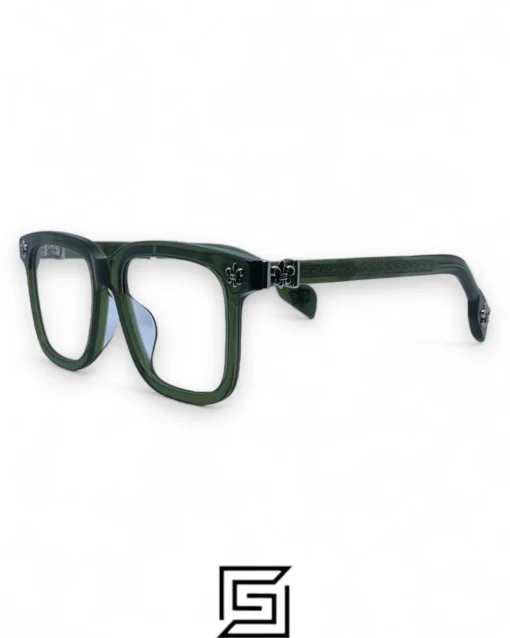 Eyeglasses,Men eyeglasses Chrome Heart CH8245 – Olive Chrome Heart