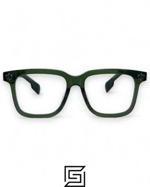 Eyeglasses,Men eyeglasses Chrome Heart CH8245 – Olive Chrome Heart