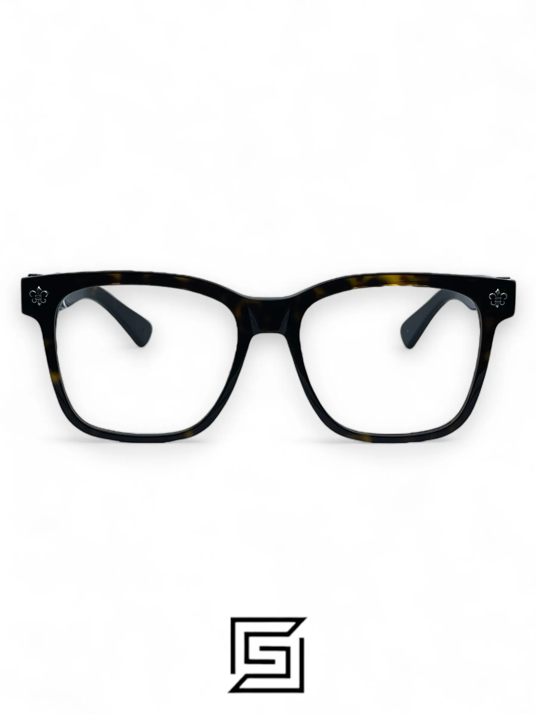 Eyeglasses,Men eyeglasses Chrome Heart CH8245 - Tiger Chrome Heart