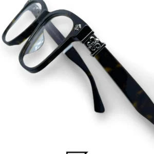 Eyeglasses,Men eyeglasses Chrome Heart CH8245 - Tiger Chrome Heart