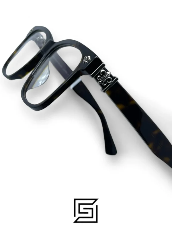 Eyeglasses,Men eyeglasses Chrome Heart CH8245 - Tiger Chrome Heart
