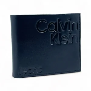 Leather,Wallets,Men wallets CK SINGLE WALLET CK LOGO BLACK INSIDE CK JEANS BIG BOX/BLACK Calvin Klein