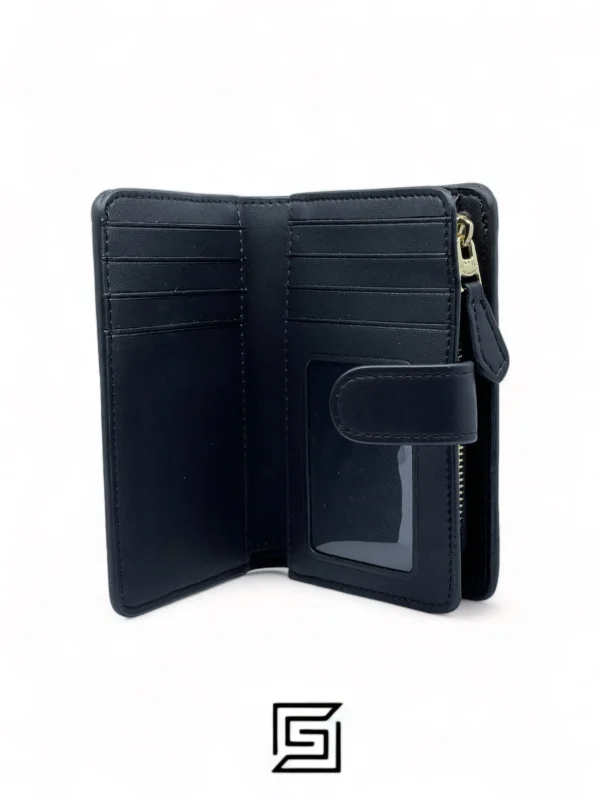 Leather,Wallets,Women wallets Coach F39127 Corner Zip Wallet With Halftone Floral Print - Medium Black Coach
