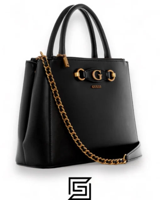 Bags,Leather,Women leather Guess Izzy Wide Tote SB865406 BLACK Guess