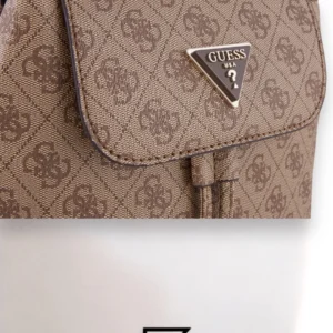 Bags,Leather,Women leather GUESS CORDELIA LOGO FLAP BACKPACK HWBG8377310 BIEGE Guess