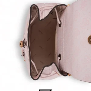 Bags,Leather,Women leather GUESS CORDELIA LOGO FLAP BACKPACK HWBG8377310 PINK Guess