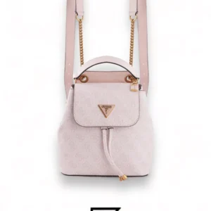 Bags,Leather,Women leather GUESS CORDELIA LOGO FLAP BACKPACK HWBG8377310 PINK Guess