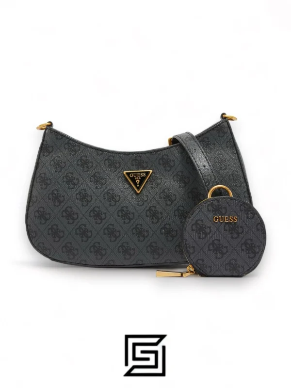 Bags,Leather,Women leather Guess Alexie Shoulder Bag VG841618 Grey BB841618 Guess