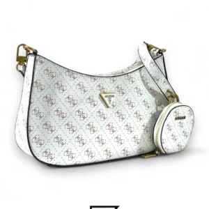 Bags,Leather,Women leather Guess Alexie Shoulder Bag VG841618 White BB841618 Guess
