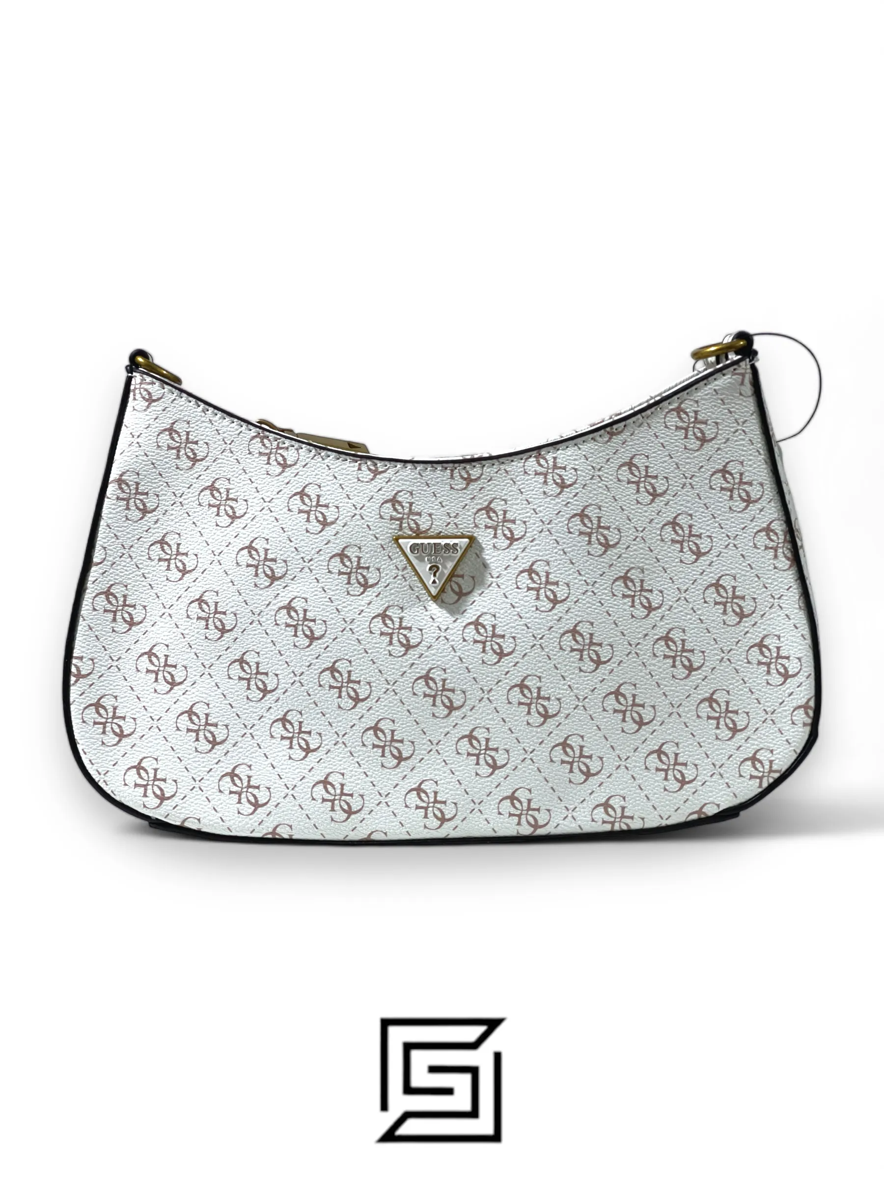 Bags,Leather,Women leather Guess Alexie Shoulder Bag VG841618 White BB841618 Guess