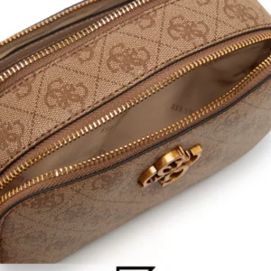 Bags,Leather,Women leather Guess Noelle Logo Camera Crossbody SB787914 LATTE Guess